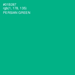 #01B287 - Persian Green Color Image